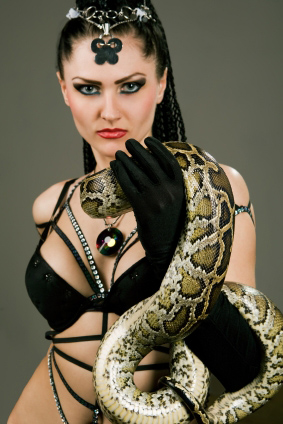 slangen vrouw